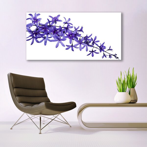 Tablouri acrilice Flori Floral violet