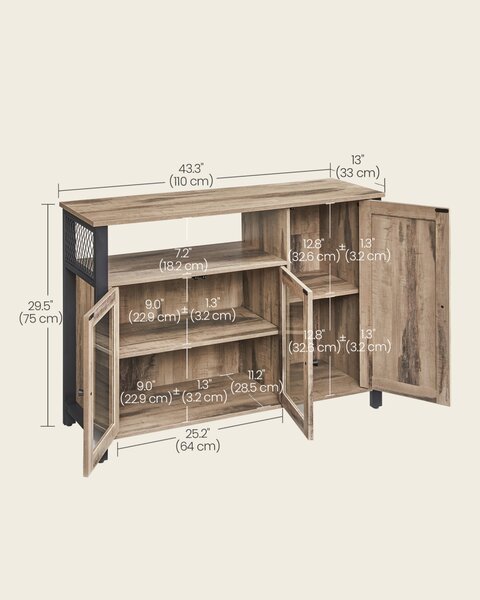 Bufet bucatarie, Otis, Maro, 110x33x75cm