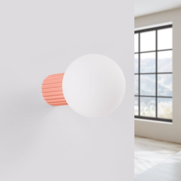 Aplică pentru baie Sollux SL.1752 HALO 1xG9/8W/230V IP44 roz