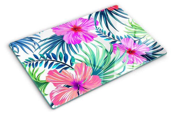 Tocător de bucătărie Motiv floral tropical