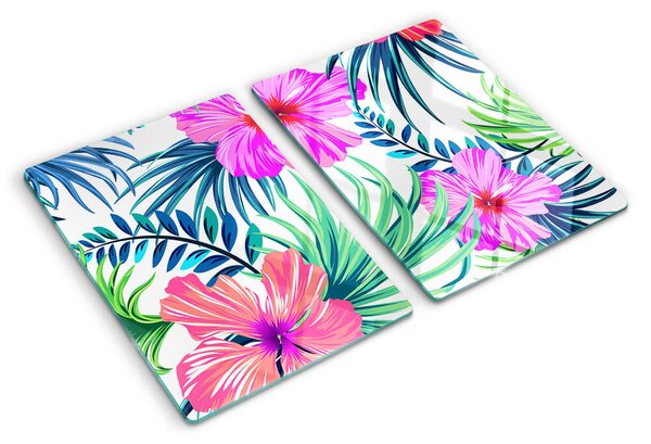 Tocător de bucătărie Motiv floral tropical