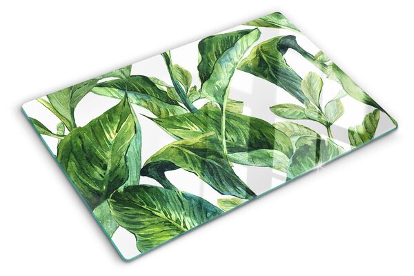 Tocător sticlă Frunze de plante tropicale