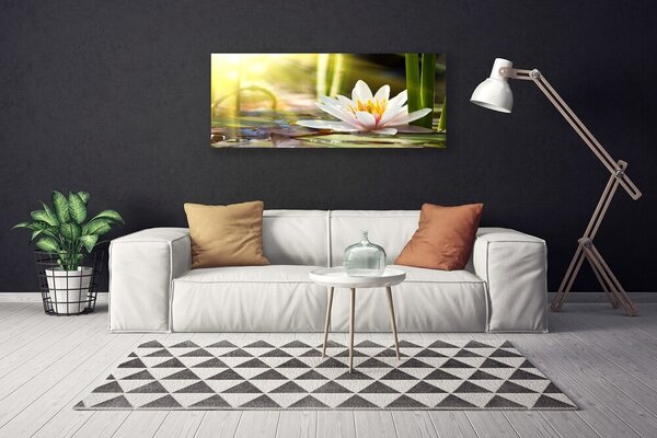 Tablou pe panza canvas Florale flori albe