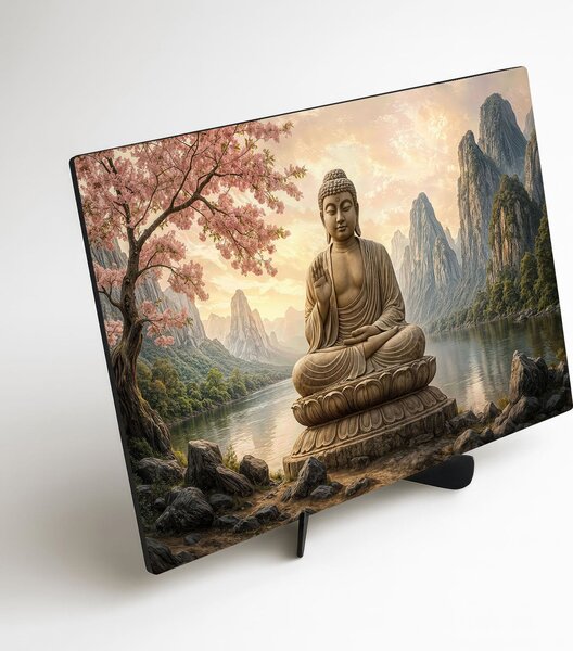 DUBLEZ | Tablou colorat de perete - Buddha | Imprimare UV premium
