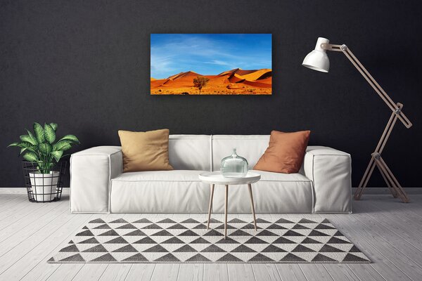 Tablou pe panza canvas Desert Peisaj Galben