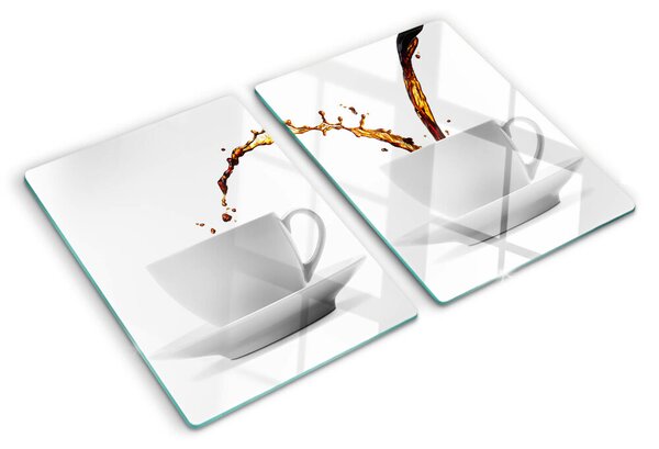 Tocător sticlă Cafea în cești