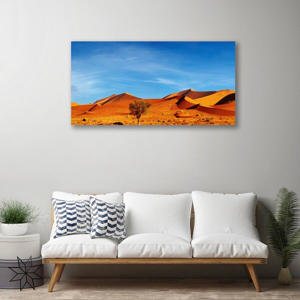 Tablou pe panza canvas Desert Peisaj Galben