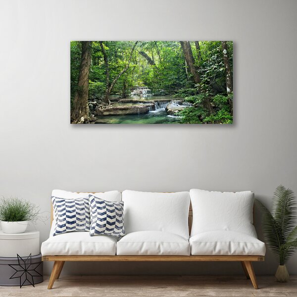 Tablou pe panza canvas Natural Pădurea Verde Maro