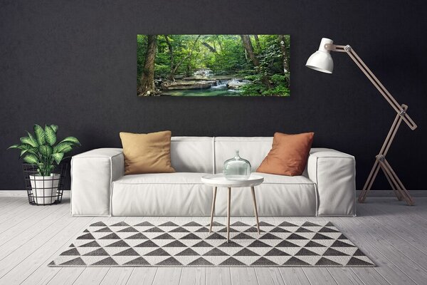 Tablou pe panza canvas Natural Pădurea Verde Maro