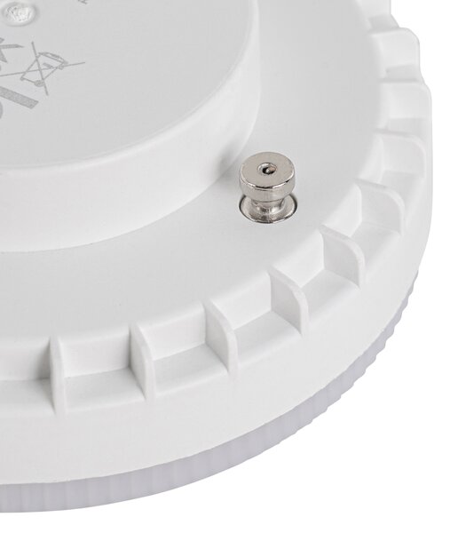 Set de 3 becuri LED inteligente GX53, reglabile, 9W, 806LM, 2700K-6500K, inclusiv hub inteligent Zigbee