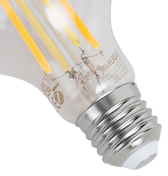 Set de 3 becuri LED inteligente E27, reglabile, A60, 7W, 806LM, 2700-6500K, incl. Hub inteligent Zigbee