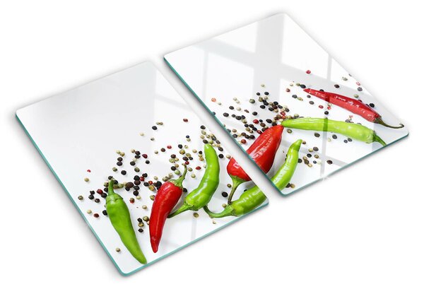 Tocător de bucătărie Paprika și piper