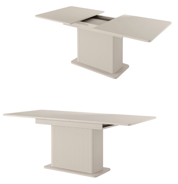 Masă extensibilă Lante, bej (160-200 cm)