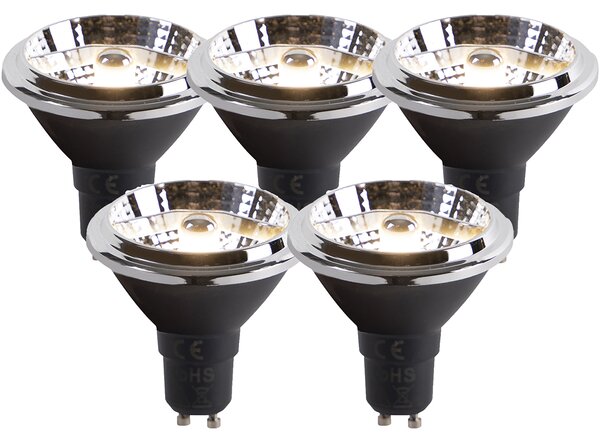 Set de 5 becuri LED GU10 dim to warm AR70 6W 2000K-3000K