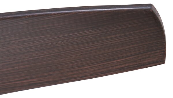 Ventilator de tavan negru cu imprimeu de lemn 132cm incl. LED Dimmabil cu telecomandă - Joly