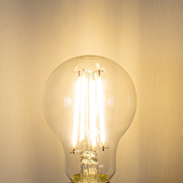 Set de 5 becuri LED E27 reglabile A60 8W 900 lm 3000K