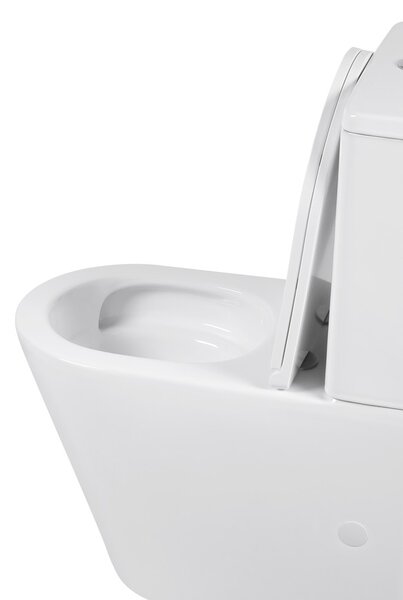 Erga Tina, Vas combinat WC 620x365x820 mm, Tornado 2.0 + capac WC, alb lucios, ERG-V03-TINA-TO2-WH