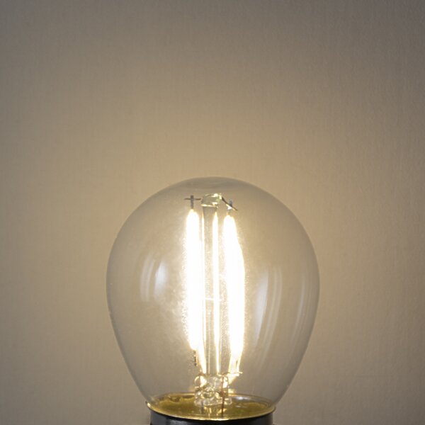 Set de 5 becuri LED E27 P45 cu senzor crepuscular 3W 250 lm 3000K