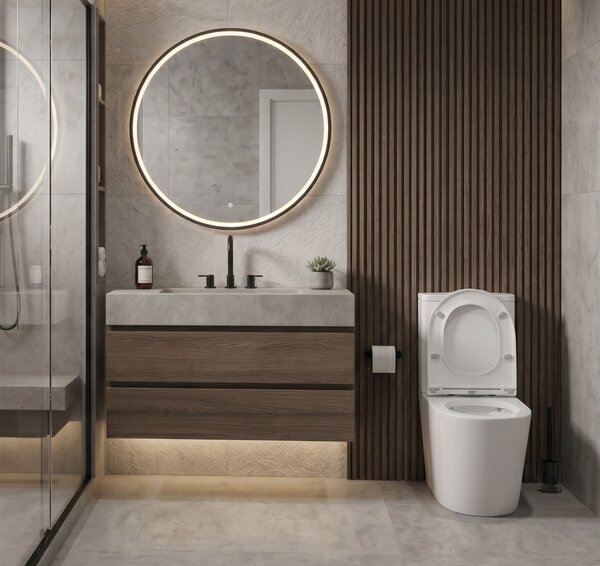 Erga Tina, Vas combinat WC 620x365x820 mm, Tornado 2.0 + capac WC, alb lucios, ERG-V03-TINA-TO2-WH