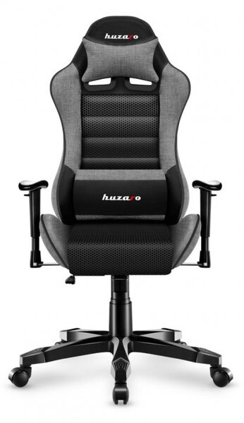 Scaun de gaming, practic, negru și gri, pentru adolescenți