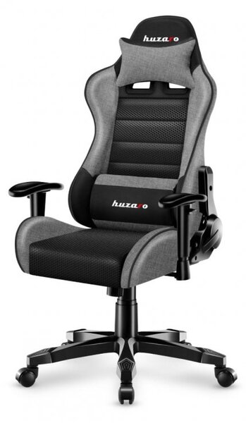 Scaun de gaming, practic, negru și gri, pentru adolescenți