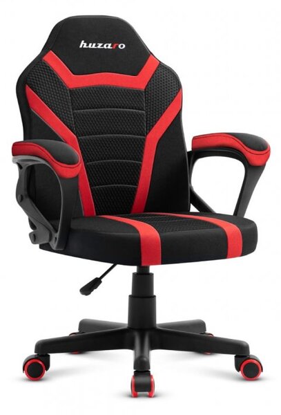 Scaun de gaming pentru copii in culorile negru si rosu