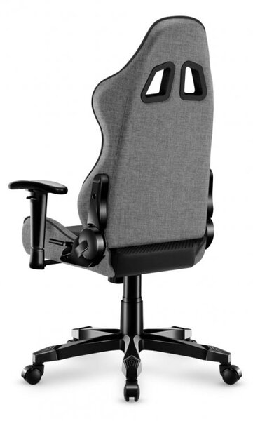 Scaun de gaming, practic, negru și gri, pentru adolescenți