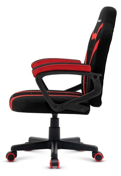 Scaun de gaming pentru copii in culorile negru si rosu