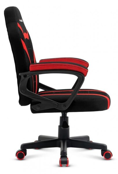 Scaun de gaming pentru copii in culorile negru si rosu