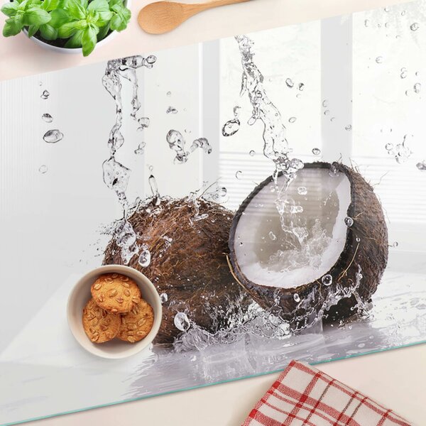 Tocător de bucătărie Nucă de cocos în apă