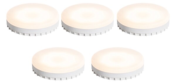 Set de 5 becuri LED GX53 reglabile 7W 750 lm 3000K