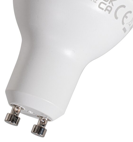 Set de 5 becuri LED GU10 50mm clare 4.7W 400 lm 2200-2400K