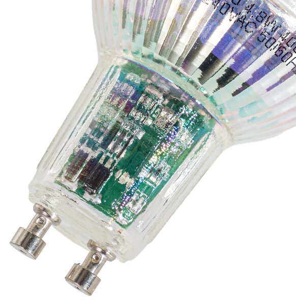 Set de 5 becuri LED inteligente GU10 50mm clare 4.8W 400 lm 1800-6500K