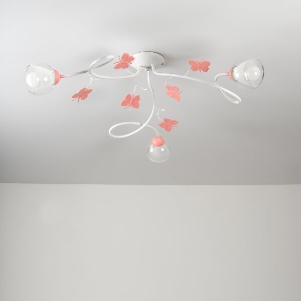 Lustră aplicată pentru copii BUTTERFLY 3xE14/6W/230V ONLI