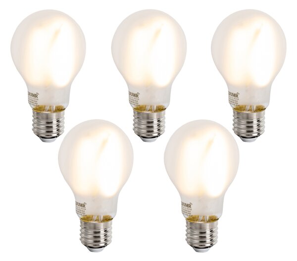 Set 5 becuri Becuri LED inteligente E27 reglabile A60 mat 7W 806lm 2700-6500K