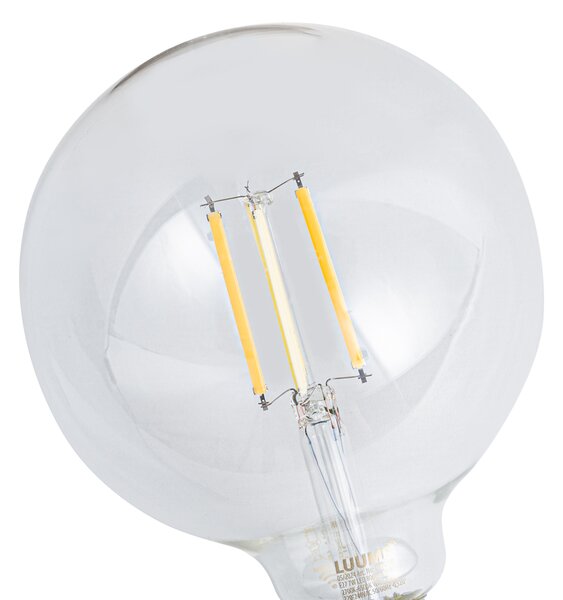 Set 5 becuri Becuri LED inteligente E27 reglabile G125 transparente 7W 806lm 2700-6500K