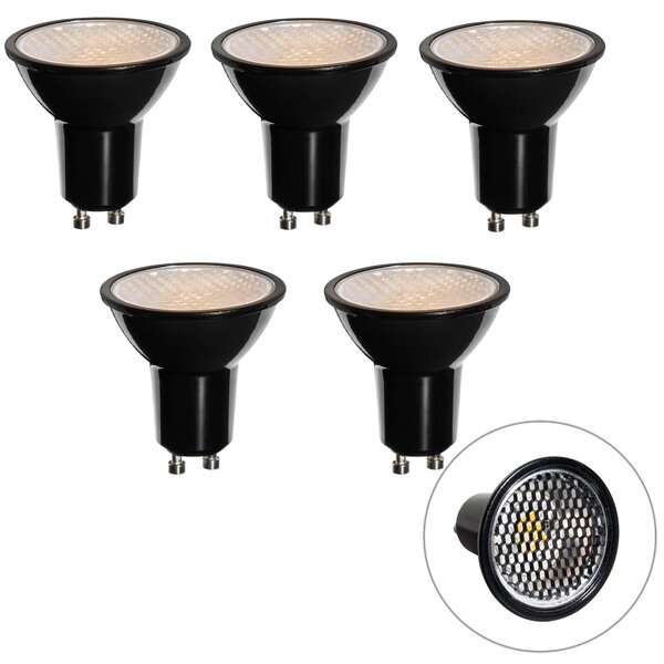 Set de 5 becuri LED GU10 reglabile 50mm Honey Rate 6W 400 lm 3000K