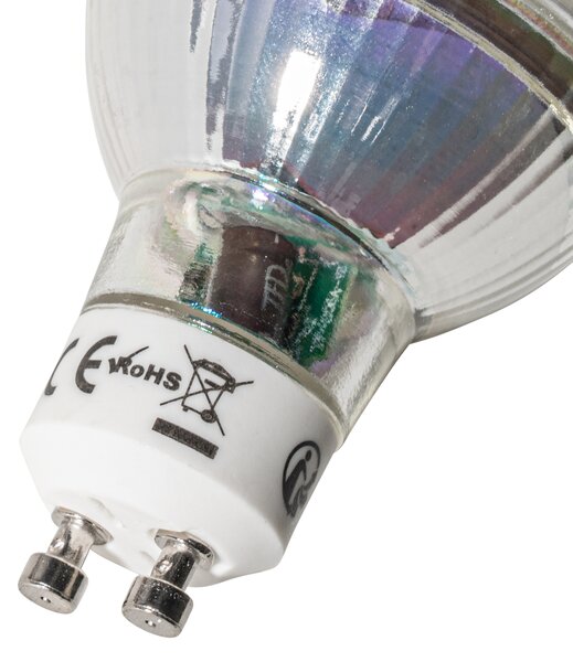 Set de 5 becuri LED GU10 reglabile 3W 200 lm 4000K