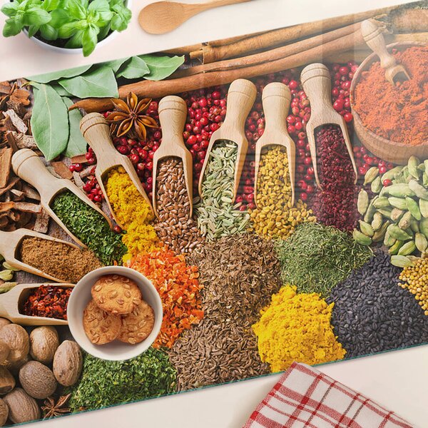 Tocător de bucătărie Condimente și ierburi aromatice
