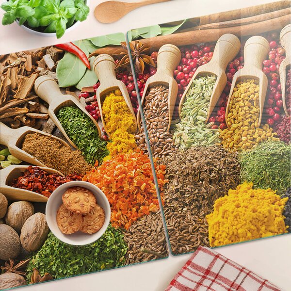 Tocător sticlă Condimente și ierburi aromatice