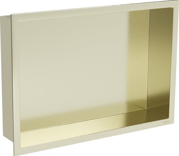 Mexen X-Wall-R, raft de perete cu guler 45 x 30 cm, auriu lucios, 1950453010