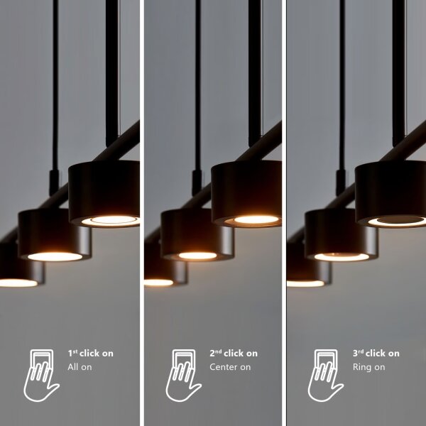 Lustră LED dimabilă pe cablu Nordlux CLYDE 4xLED/4W/230V