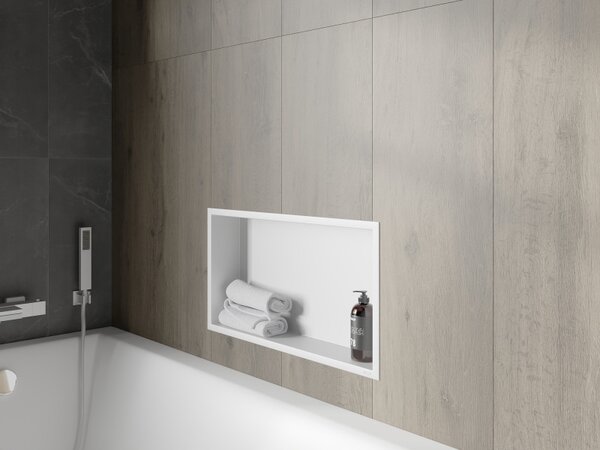 Mexen X-Wall-R, raft de perete cu guler 60 x 30 cm, alb, 1920603010