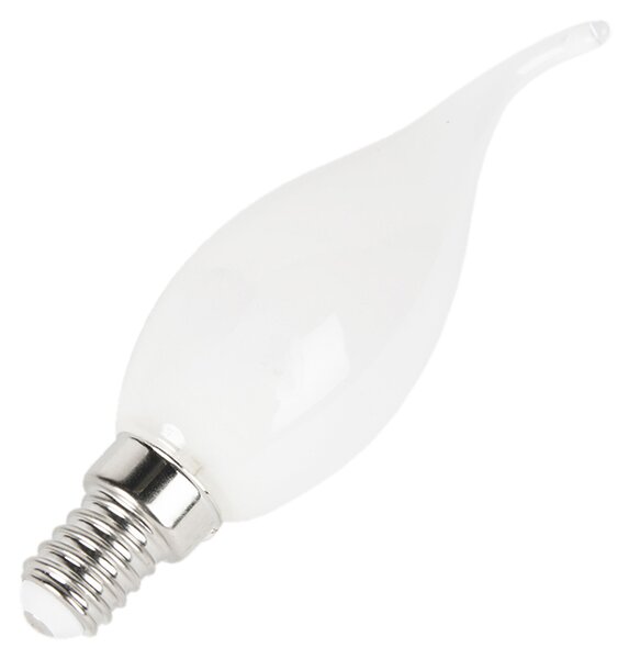 Set de 5 becuri cu filament LED E14 reglabile cu luminozitate F35 mat 3W