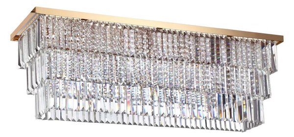 Ideal Lux - Lustră MARTINEZ, 8 x E14, 40 W, 230 V, aurie