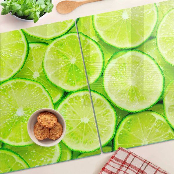 Tocător sticlă Felii de lime