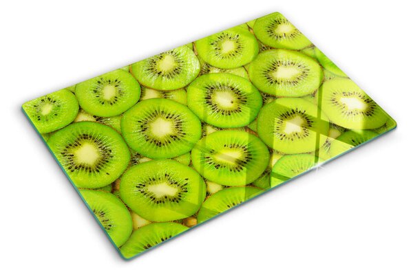Tocător din sticlă Felii de kiwi