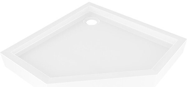 Cădiță de duș pentagonală Mexen Flow+ 80 x 80 cm, alb lucios, 46P108080H