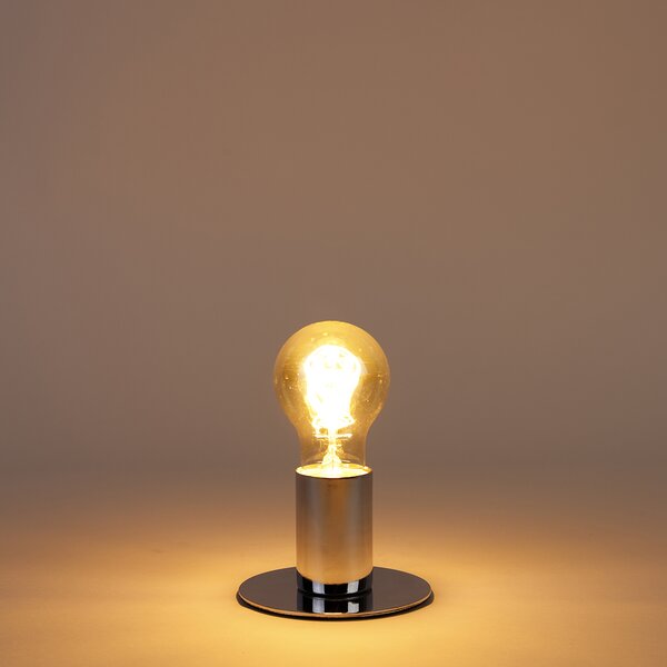 Set de 5 becuri LED E27 cu filament spiralat, reglabile, A60 Goldline 4W 270 lm 2200K