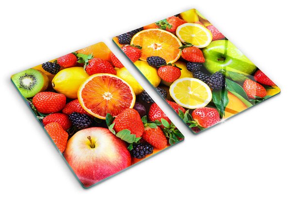 Tocător sticlă Fructe și fructe de pădure tropicale